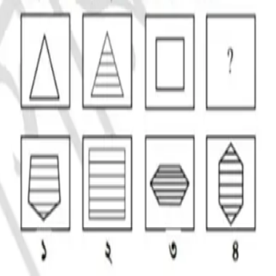 প্রশ্নবোধক চিহ্নের স্থানে কোন চিত্রটি বসবে?